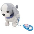 thumbnail image 2 of Juguete electrónico interactivo para cachorro que camina y ladra, con correa de control remoto para niños, color gris, 2 of 14
