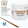 thumbnail image 2 of Dynarex Vitamins A & D Ointment, Ointment with Vitamin A and Vitamin D Skin Protectant, for Diaper Rash and Discomfort, White, 15 oz Jar 15 Ounce (Pack of 1), 2 of 7