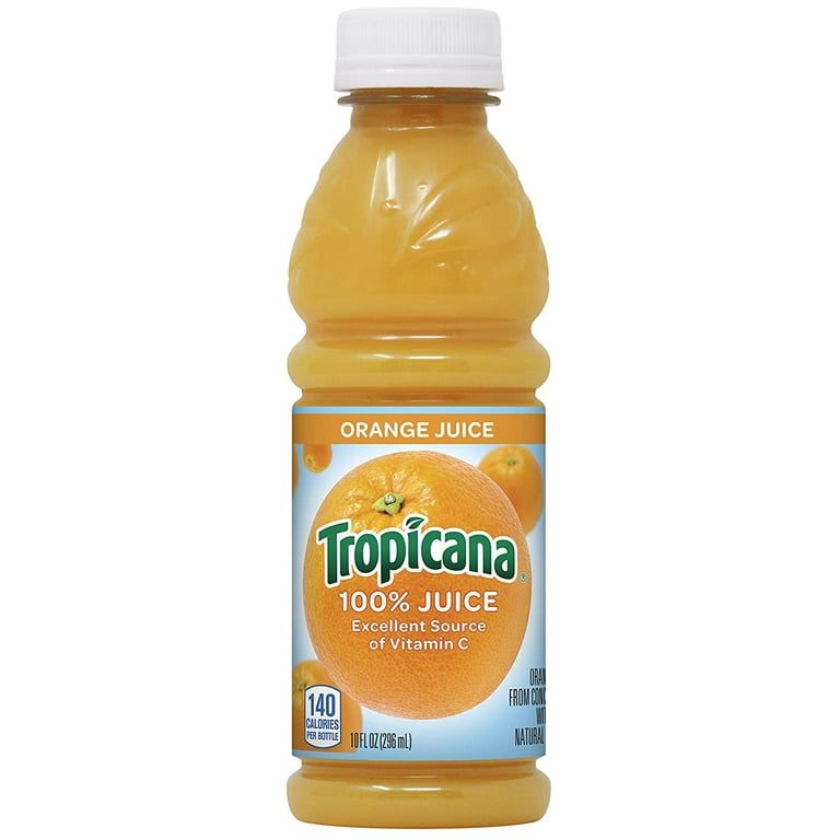 Tropicana Orange Juice, 10 Ounce Bottles (Pack of 24)