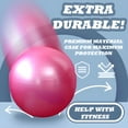 thumbnail image 6 of BESTSKY Exercise Ball,29.53in Workout Ball,Safety And Explosion-Proof Exercise Balls,Pink, 6 of 7