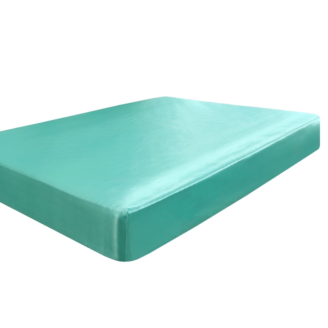 Satin Silk Fitted Bed Sheet with Deep Pocket Ultra Luxury ...