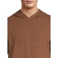 thumbnail image 4 of Athletic Works Men's and Big Men's Active Hoodie with Short Sleeves, up to Size 5XL, 4 of 5