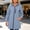 Light Blue, variant on QUNYINEY Zip up Plus Size Womens Rain Jackets Lightweight Waterproof Hooded Raincoats Windbreaker Solid Color Long Sleeve Coat for Women