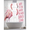 thumbnail image 5 of Pink Flamingo Sheer Curtains 108 Inch Length 2 Panels Set for Living Room/Bedroom, Summer Animal Gradient Watercolor Semi Curtain Sheers Drapes Rod Pocket Curtains Window Treatment Set 52''x108''x2, 5 of 7