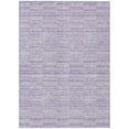 thumbnail image 2 of Addison Rugs Chantille Indoor/Outdoor Transitional Stripes Plum Washable Rectangle Rug, 5' x 7'6", 2 of 6