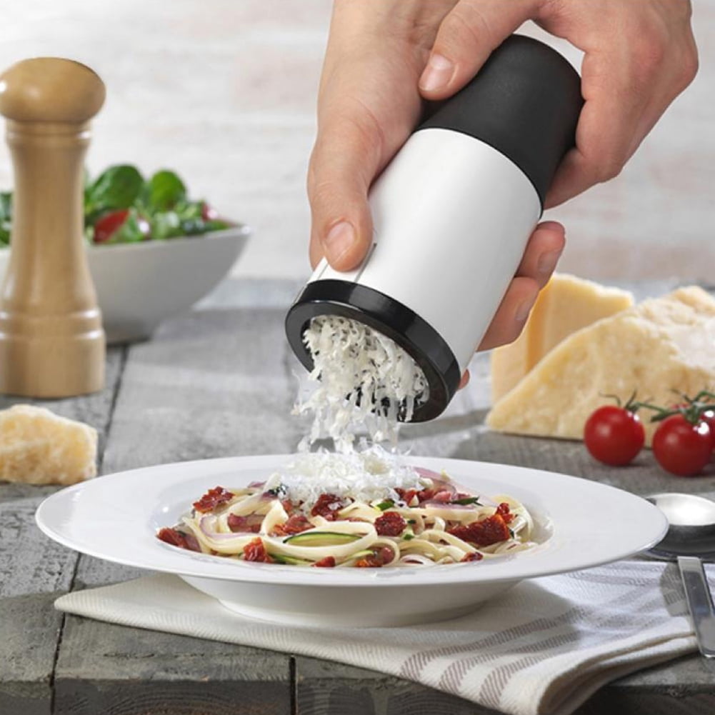 Mixfeer Stainless Steel Handheld Rotary Cheese Grater for Grating