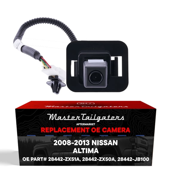 Master Tailgaters Replacement for Nissan Altima Coupe (2008-2013) Backup Camera OE Part # 28442-JB100, 28442-ZX50A, 28442-ZX51A