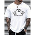 thumbnail image 1 of Goose Bumps" Men's Fashion T-Shirt - Casual Crew Neck, Short Sleeve, Polyester Blend, Machine Washable - Perfect for All Seasons, Conventional Version, Leisure Style, Four Seasons, 1 of 6