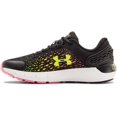 thumbnail image 2 of Under Armour Unisex Kids' Grade School Charged Rogue 2 Sneaker Black/White/Yellow Ray - 3022868-004, 2 of 5
