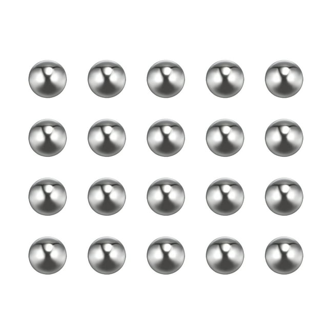 Unique Bargains Boules de Roulement en Acier Inoxydable 9mm 201 G200 Précision Lot de 50