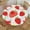Strawberry, variant on Cherry Blossoms Table Cloth Round Fitted Tablecloth Elastic Edge Waterproof Polyester Dining Table Covers for Kitchen, Camping, Party -(40"-44" Round Tables)