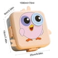 thumbnail image 4 of Bento Box Cute Chick Lunch Container Microwave Safe Food Grade Leak Proof with Utensils for Youth Picnic Office by Xuniizn, 4 of 7