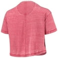 thumbnail image 3 of Women's Pressbox Crimson Alabama Crimson Tide Edith Vintage Burnout Crop T-Shirt, 3 of 3