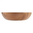 thumbnail image 1 of Bol en bois, bol à salade rond bol de service en forme de rond en bois brun ou salade soupe riz fait à la main bol en bois ustensiles de cuisine(20 * 4.5cm), 1 of 8