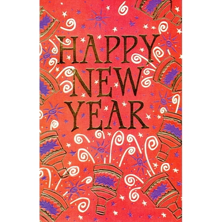 New Year Greeting Cards - 24 Pack - Walmart.com