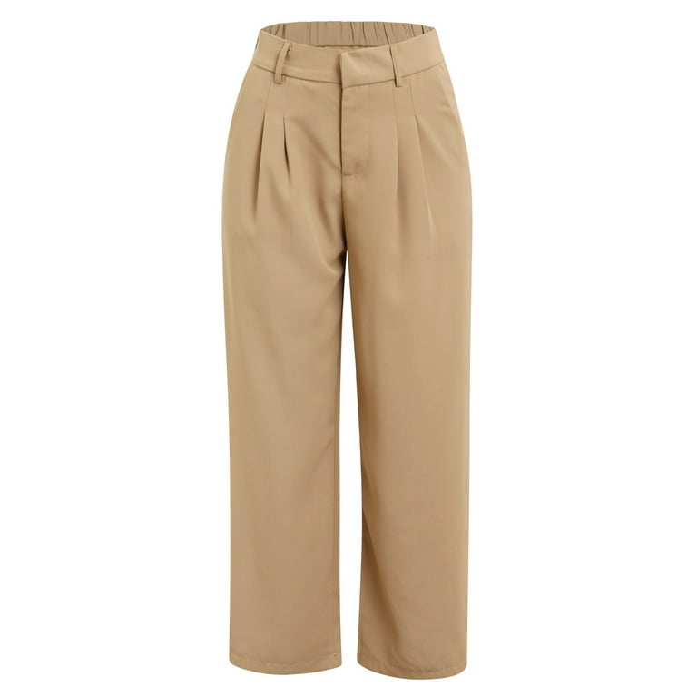 Plus size tan dress pants online
