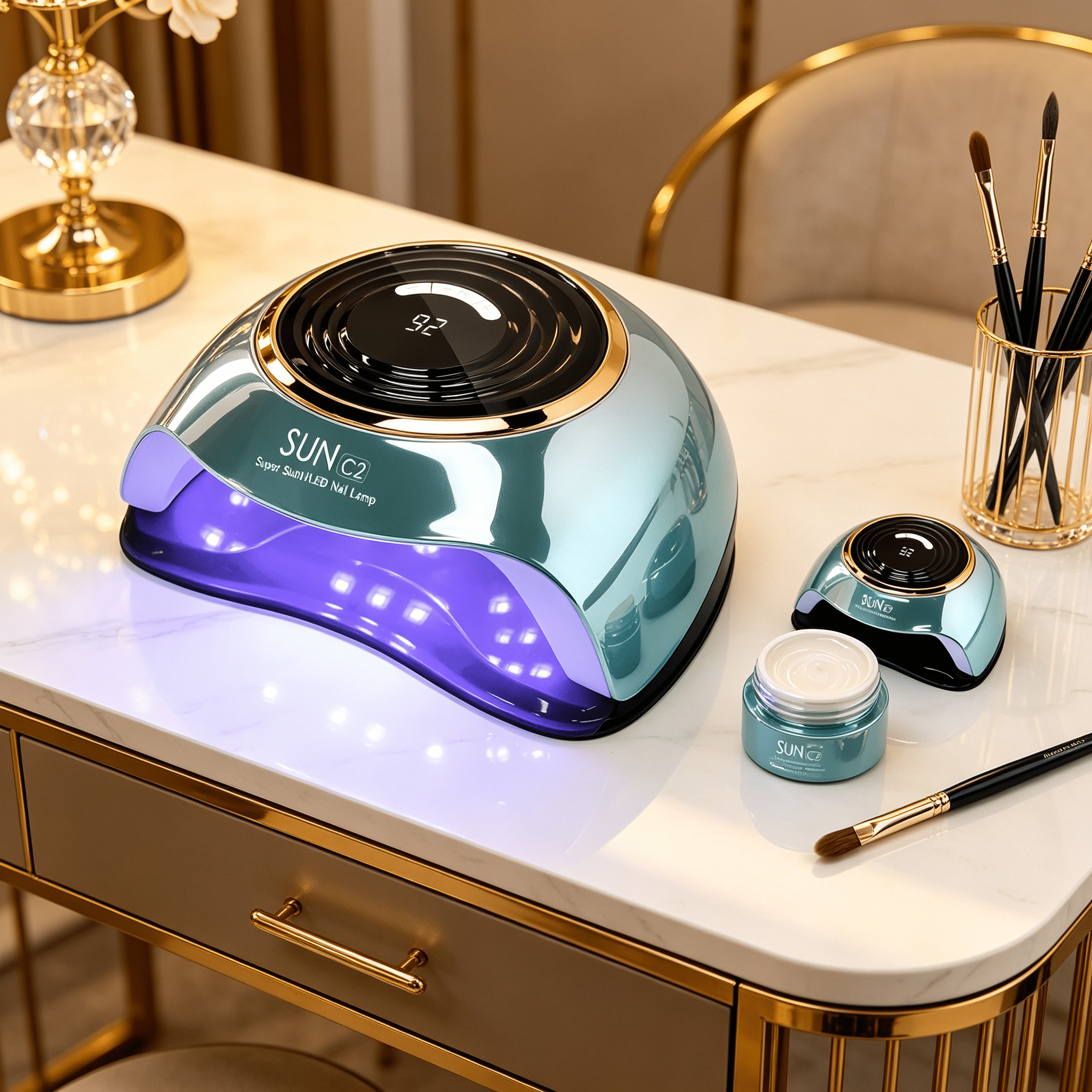 HIBIBUD 2026 New Uv Led Nail Lamp, 63 Lamp Beads 4 Timer Modes & Auto Sensor, Professional Uv Light for Gel Nails for Woman Gift, Nail Drying, Manicure, Gel Polish Curing, Home Use, Salon-Style Nails