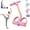 Pink, variant on Upper Belly Resistance Band,Gentle Full Body Toning Exercise Band, Gym Equipment,Multi Function Tension Rope with Handles,Home Gym Arm and Waist