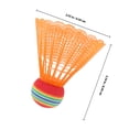 thumbnail image 2 of WHAMVOX 12 Pcs Balles de Badminton EVA Résistantes aux Chutes Balles de Badminton pour Utilisation, 2 of 6