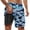 2-Sky Blue, variant on Telankuip Camouflage Colour Swim Shorts for Men Summer Stylish Elastic Waisted Drawstring Swim Trunks with Compression Liner Comfortable Quick Drying Lined Pocket Beach Shorts 7-Purple XL