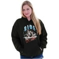 thumbnail image 3 of Betty Boop Cartoon Ride or Hide Hoodie Sweatshirt Women Brisco Brands S, 3 of 6