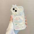 thumbnail image 4 of Sanrio Phone Case Kawaii Cartoon Cute Cinnamoroll iPhone 14 13 12 11Pro Max Protective Shell with Stand Bracelets Girls Gifts, 4 of 7