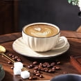 thumbnail image 4 of Espresso Cup Ceramic 7oz, Elegant, Dishwasher & Microwave Safe, Green, 4 of 8