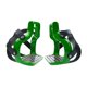 thumbnail image 1 of Estribos para montar a caballo antideslizantes, ligeros, resistentes, de aluminio profesional. Verde, 1 of 9