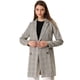 thumbnail image 1 of Abrigo Tipo Gabardina Allegra K Doble Botonadura Para Mujer Gris M, 1 of 6