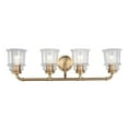thumbnail image 4 of Woodbridge Lighting Elliot 19554 4-Light Metal Bath in Antique Nickel, 4 of 5