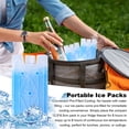 thumbnail image 3 of Sioweci Ice Packs for Lunch Boxes Coolers Leak-Proof Quick Freeze Reusable Freezer Packs with Water Cold Up to 8 Hours Ice Packs for Beach Camping Fishing Hiking Blue, 3 of 11
