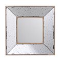 thumbnail image 4 of Llinc Store 12" x 12" Antique Silver Square Wall Mirror Decor, Distressed Wall Decor Mirror Traditional Style Framed Wall for Living Room, Entryway, Office, Bedroom, Hallway, 4 of 6