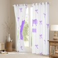 thumbnail image 3 of Castle Fairy Personalized Initial Letter F Curtains Pack Of 2 (42X84 Each) for Children Women Men,Bow Tie Stripes Curtains Blackout,Monogrammed Alphabet Bedroom Curtains,Breathable Home Decor, 3 of 6