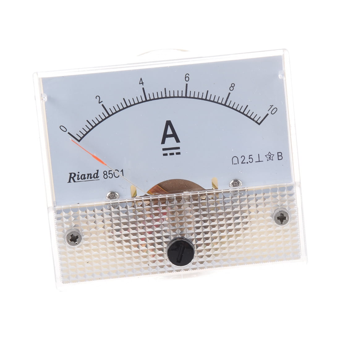 85C1 DC 010A Rectangle Analog Panel Ammeter Gauge Industrial & Scientific