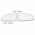 thumbnail image 1 of Car Exterior Door Side Rear View Heated Wing Mirror Glass with Backing Plate Fits Vauxhall Astra H 2004 2005 2006 2007 2008 2009 Left And Right Side, 1 of 5