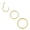 Gold（18G,6mm+8mm+10mm), variant on 20G Hinged Segment Seamless Clicker Ring,Nose Ring Hoop,Septum Helix Conch Piercing Jewelry,3 Pcs Lip Lobe Hoop Earrings(6mm+8mm+10mm,Gold)