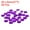 Purple, variant on Uxcell 30mm Flat Back Round Acrylic Rhinestones, 50 Pack Plastic Circle Gems for Jewelry Making Costume, Pink