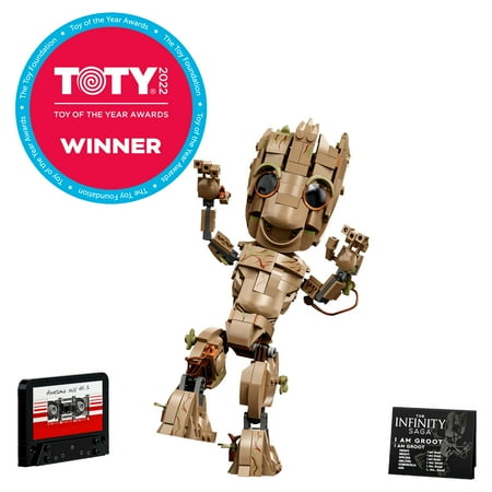 UPC: 0673419356534 | LEGO Marvel I am Groot Buildable Toy  76217 Guardians of the Galaxy 2 Set  Collectable Baby Groot Model Figure  Gift Idea