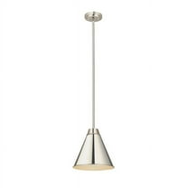 Z Lite 6011P12-PN Eaton Collection 1 Light Pendant, Polished Nickel