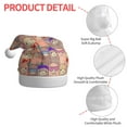 thumbnail image 4 of KLL Christmas Hats for Adults Plush Cute Lamas Print Santa Hat Xmas Fluffy Santa Claus Hat for Women Men, 4 of 6