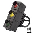 thumbnail image 3 of Luz trasera LED para bicicleta 30LM 300mAh Micro USB recargable 7 modos a prueba de agua, 3 of 7