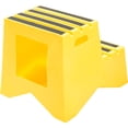 thumbnail image 3 of US Roto Molding B2185978 2 Step Plastic Step Stand - Yellow, 21 x 24.5 x 19.5 in., 3 of 7