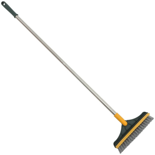 Cepillo de fregado de piso Cepillo de piso con cepillo de limpieza de baño de mango largo