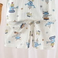 thumbnail image 6 of felwors Boys Pajamas Toddler 2 Piece Short Sleeve Sleepwear Summer Kids Clothes Set, 6 of 6