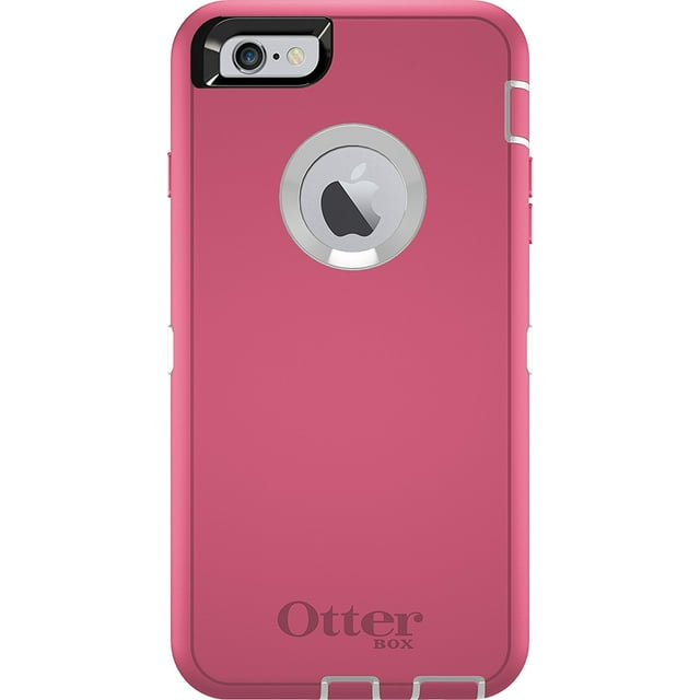 Otterbox Defender Series iPhone 6 Plus/6s Plus phone case White/Hibiscus Pink