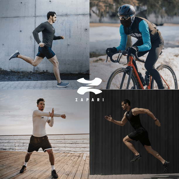 Short de Licra Unisex Deportivo Interior de Compresion 3 4 Para Hacer Ejercicio blanco M ZAPARI Licra Deportiva