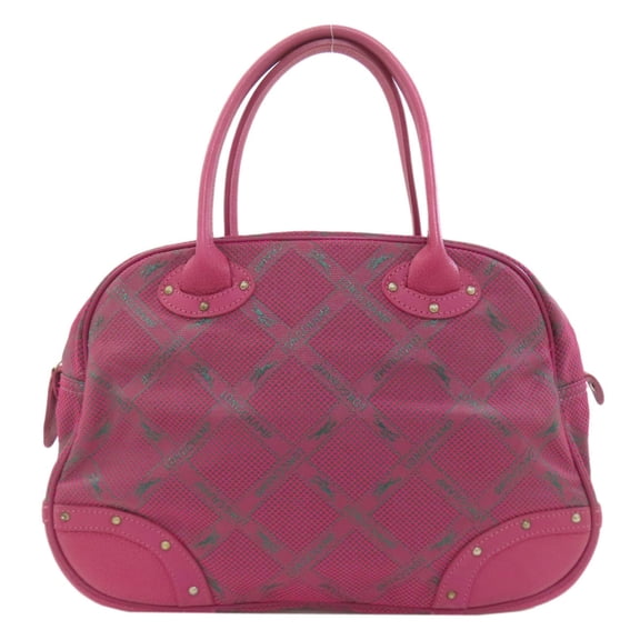 Pre-Owned Longchamp Horse Check Handbag Nylon Material Women's (Good)