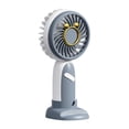 thumbnail image 1 of ICQOVD Desktop Fan Usb Rechargeable Handheld Mini Fan Hands Free Portable for Summer Outdoor Work Travel, 1 of 6