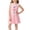 Pink, variant on Cethrio Girls' Summer Nightgowns, Mid-length Sleeveless Loose Printed Girls' Sleepwear Pink Size 7-8 T