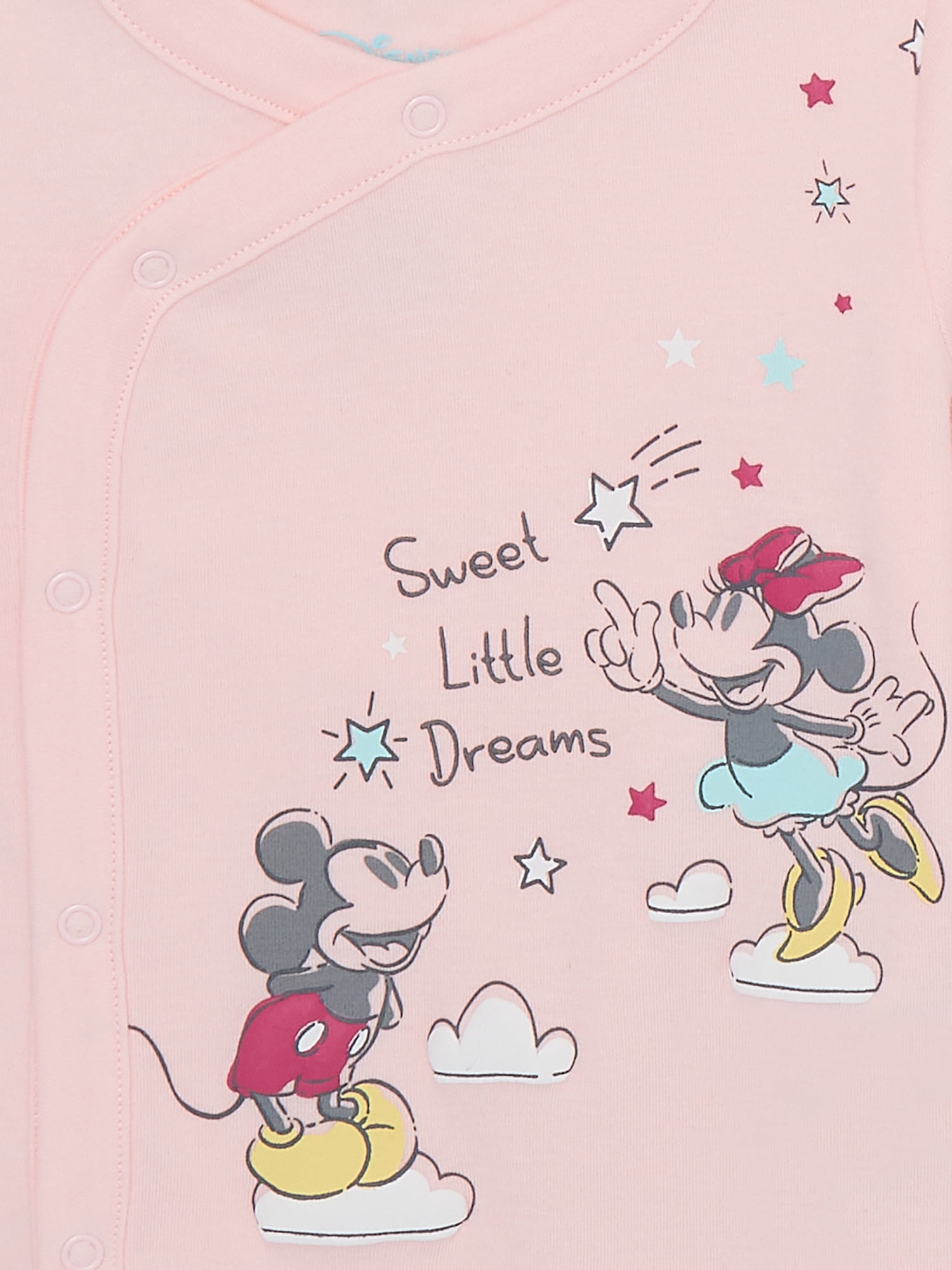 Disney Baby Wishes + Dreams Baby Girls Minnie Mouse Sleep 'n Play and Welcome Home Set, 4-Piece, Newborn-6/9 Months